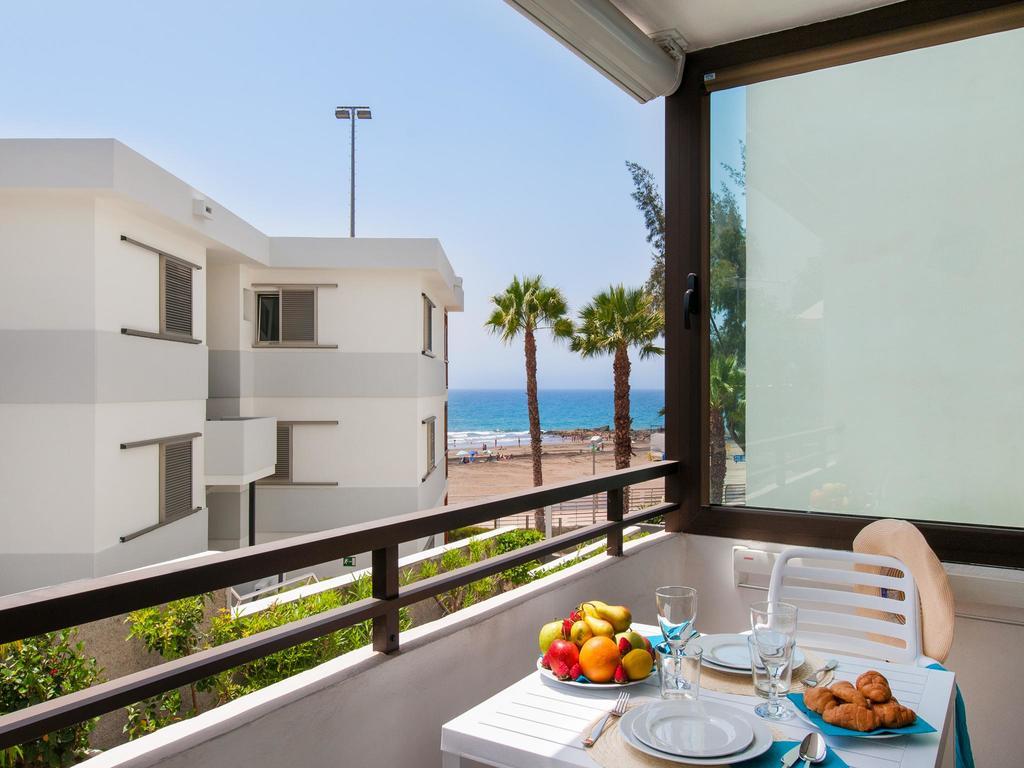 Beachfront Apartment Siesta 21 San Agustin Playa Exterior foto